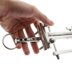 House Of Dasein Ultimate Locking Chastity Anal Plug Silver House of Dasein