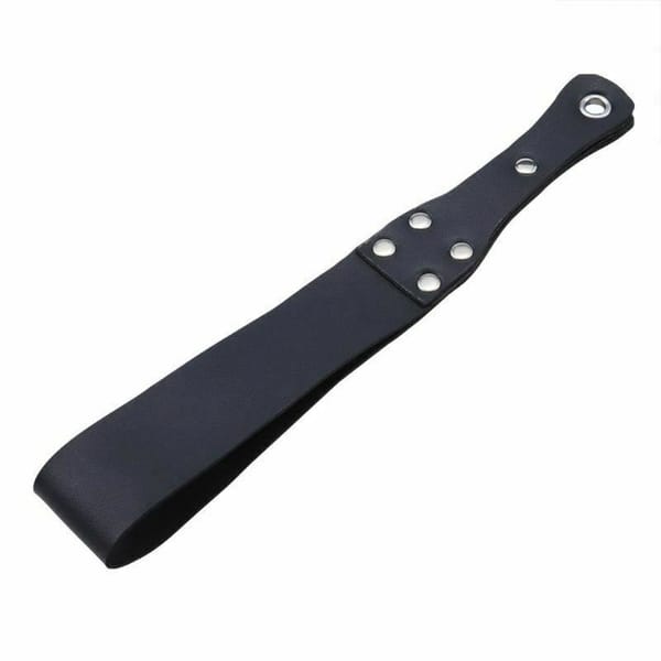 House of Dasein Double Layer Leather Spanking Paddle Black House of Dasein