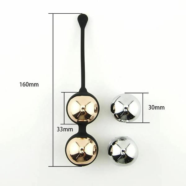 House Of Dasein Silicone Kegel Balls Gold House of Dasein