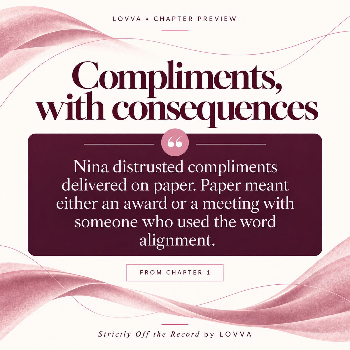 Strictly Off the Record: A Contemporary Romance LOVVA