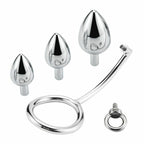 House Of Dasein Stainless Steel Butt Plug & Penis Ring L House of Dasein