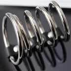 House of Dasein Stainless Steel Cock Ring Set 5 Piece Silver House of Dasein