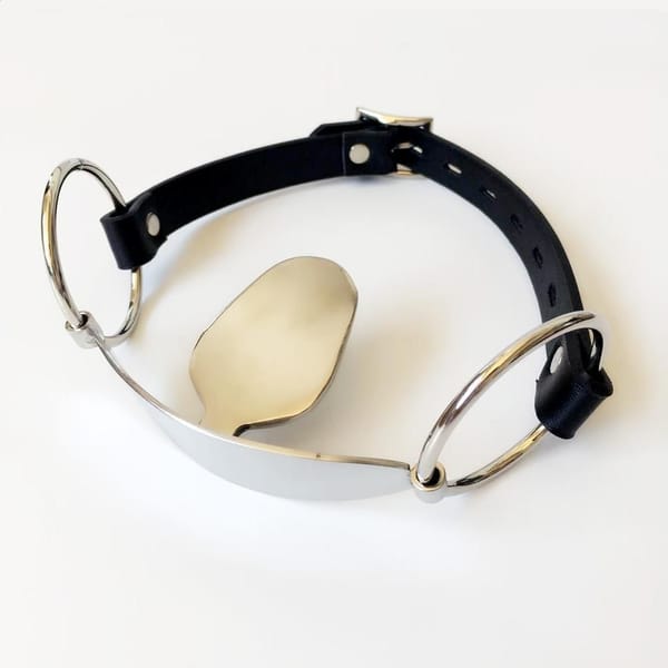 House of Dasein Stainless Steel Tongue Gag Silver House of Dasein