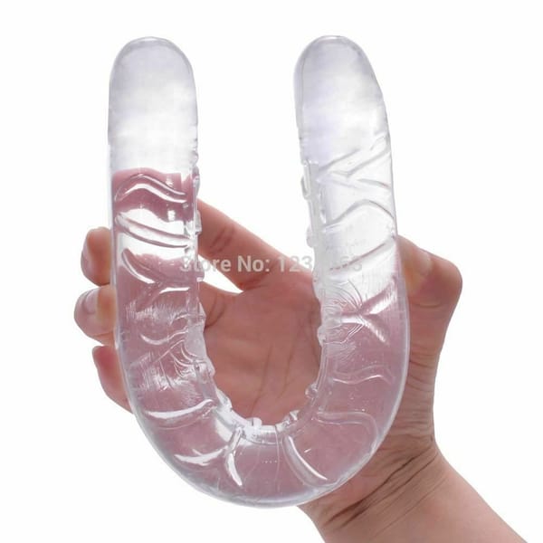 House of Dasein Double Ended Jelly Dildo Clear Secondary image