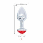House Of Dasein Rose Butt Plug Set Red House of Dasein