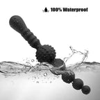 House of Dasein Double Ended Flexible Silicone Dildo Black House of Dasein