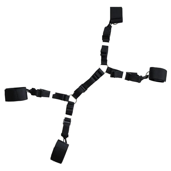 House of Dasein Under Bed Bondage Restraint System Black Secondary image