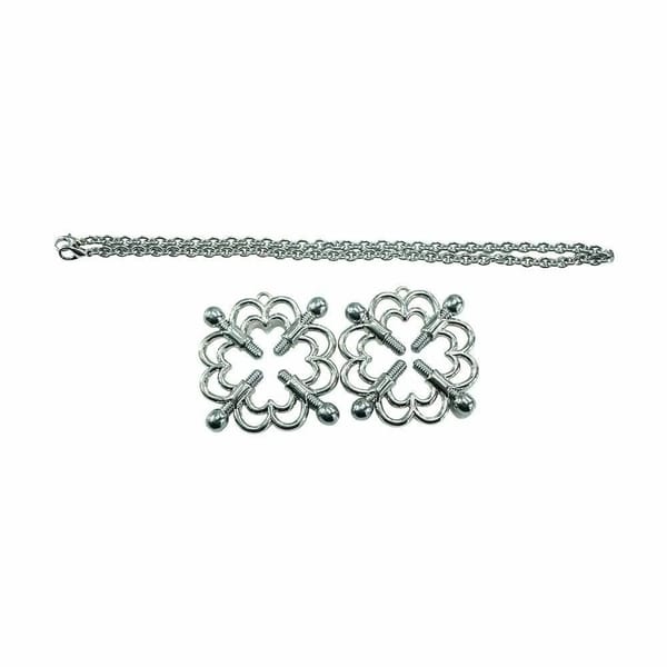 House Of Dasein Clover Nipple Clamps Silver House of Dasein