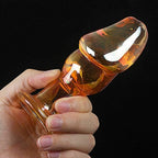 House Of Dasein Golden Glass Dildo Gold House of Dasein