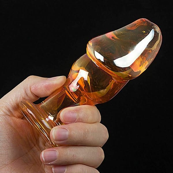 House Of Dasein Golden Glass Dildo Gold House of Dasein