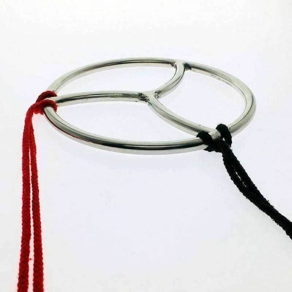 House Of Dasein Triskele Shibari Ring White House of Dasein