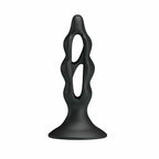 House of Dasein Silicone Suction Cup Anal Plug & Prostate Massager Black House of Dasein