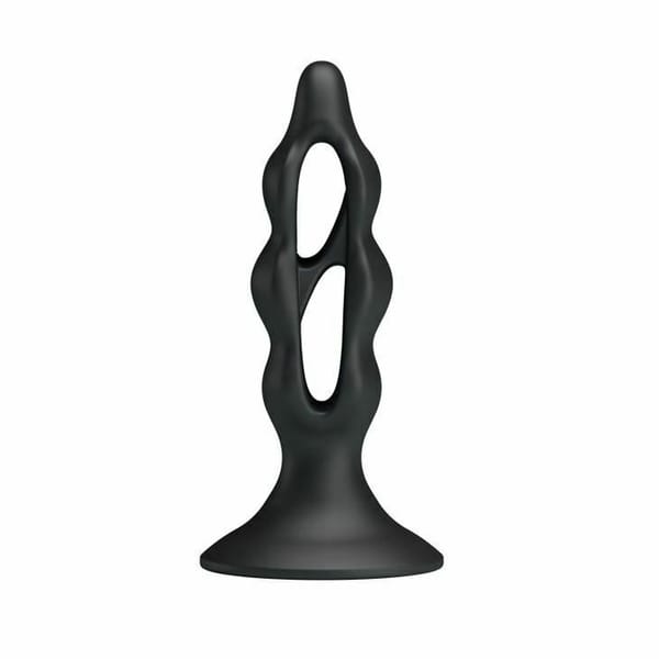 House of Dasein Silicone Suction Cup Anal Plug & Prostate Massager Black House of Dasein