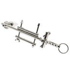 House Of Dasein Ultimate Locking Chastity Anal Plug Silver House of Dasein
