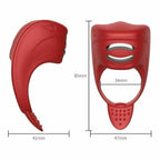 House of Dasein Rechargeable Electro Cock Ring Red House of Dasein