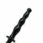 House of Dasein Double Ended Glass Dildo & Anal Beads Black House of Dasein