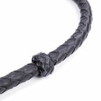 House of Dasein Genuine Leather Whip Black 121cm House of Dasein