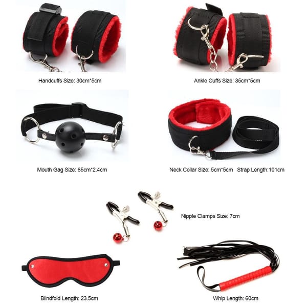 House of Dasein BDSM Starter Kit Red House of Dasein