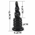 House of Dasein Ice Cream Anal Plug Black Small House of Dasein