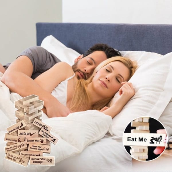 Does Not Apply Romantic Couples Jenga Tower Adult Game Secondary image