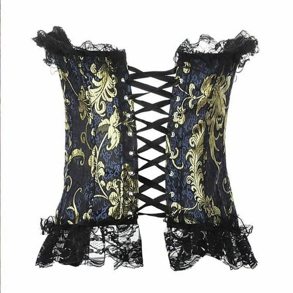 House of Dasein Lace Trim Corset Red XXXL House of Dasein