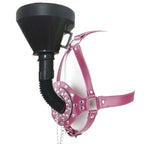 House Of Dasein Head Harness Funnel Gag Pink House of Dasein