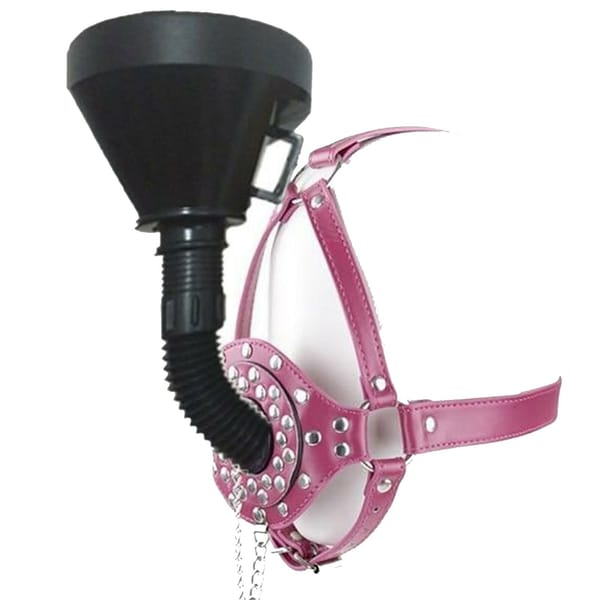 House Of Dasein Head Harness Funnel Gag Pink House of Dasein