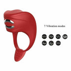 House of Dasein Rechargeable Electro Cock Ring Red House of Dasein