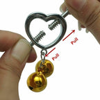 House of Dasein Cupid Arrow Bell Nipple Clamps Gold House of Dasein