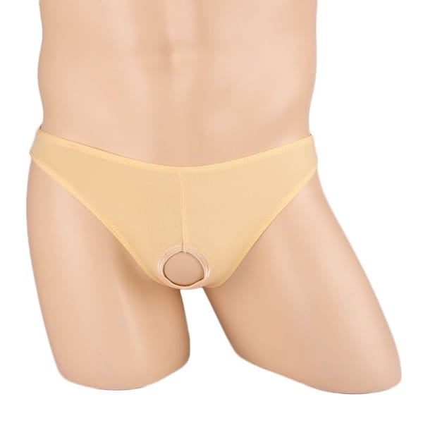 Ye Zimei Ice Silk Open Crotch Briefs Flesh Free Size LOVVA