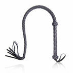 House of Dasein Genuine Leather Whip Black 121cm House of Dasein