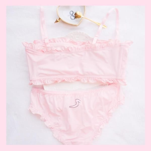 House Of Dasein Little Piggy Lingerie Set Pink House of Dasein