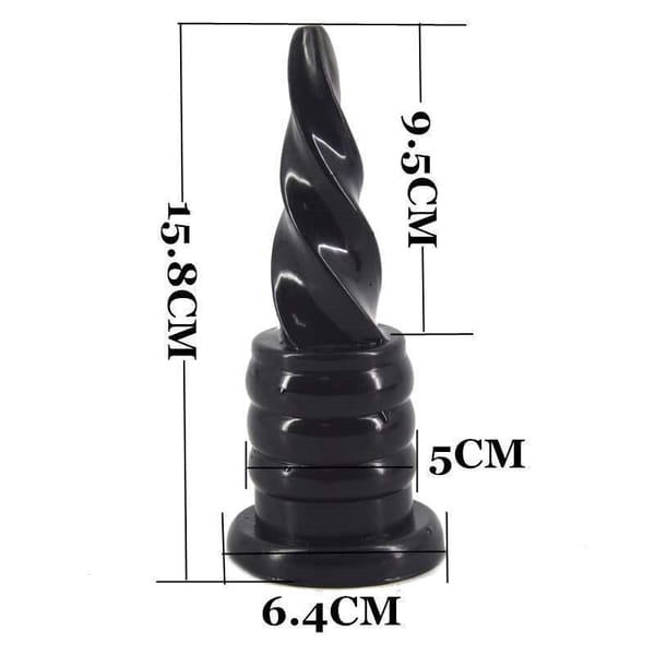 House Of Dasein Faak Ice Cream Dildo Butt Plug Black House of Dasein