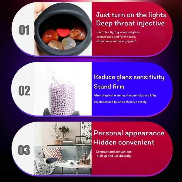 House Of Dasein Male Vibrator Masturbator Stroker Red House of Dasein