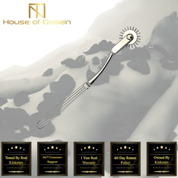 House of Dasein Spindle Nipple Roller Wartenberg Wheel Red House of Dasein