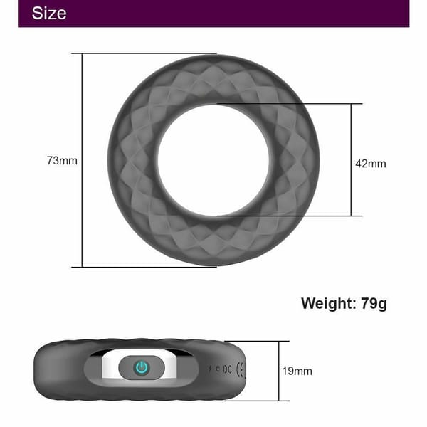 House Of Dasein Rechargeable Vibrating Cock Ring House of Dasein