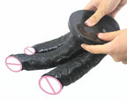 House of Dasein Triple Penetration Realistic Dildo Set Black House of Dasein