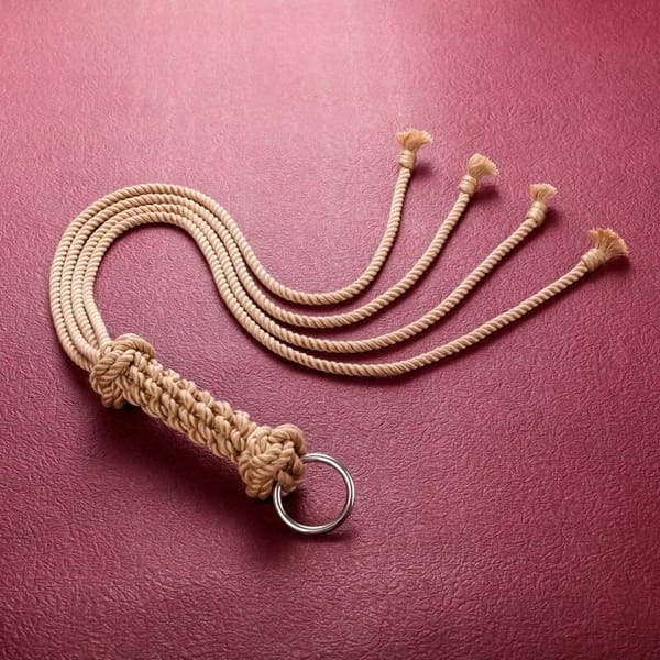 House of Dasein Handmade Shibari Rope Flogger House of Dasein