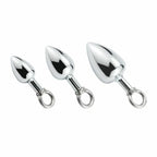 House Of Dasein Stainless Steel Butt Plug & Penis Ring L House of Dasein