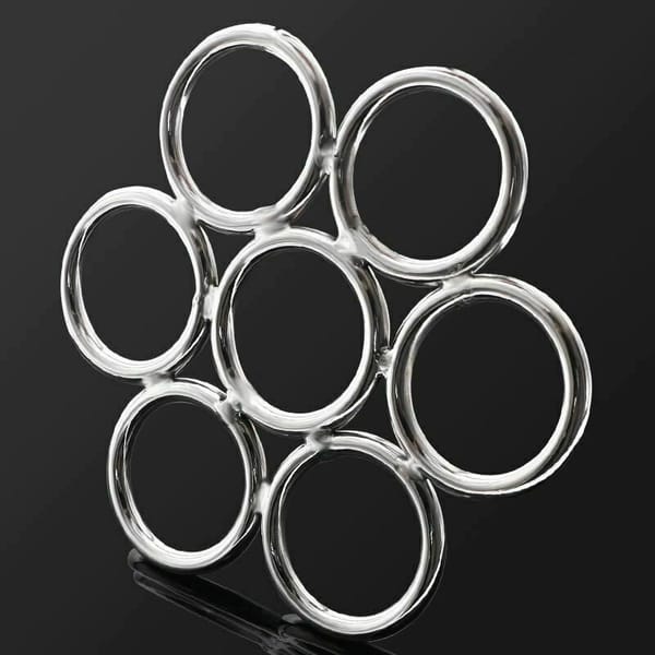 House Of Dasein Shibari Bondage Suspension Ring Silver House of Dasein