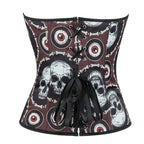 House Of Dasein Skull Print Corset House of Dasein
