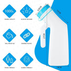 Portable Urinal Bottle For Men 1000ml Blue LOVVA