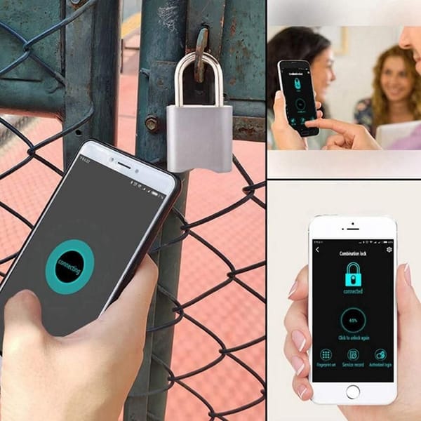 House Of Dasein Bluetooth Chastity Padlock Blue House of Dasein