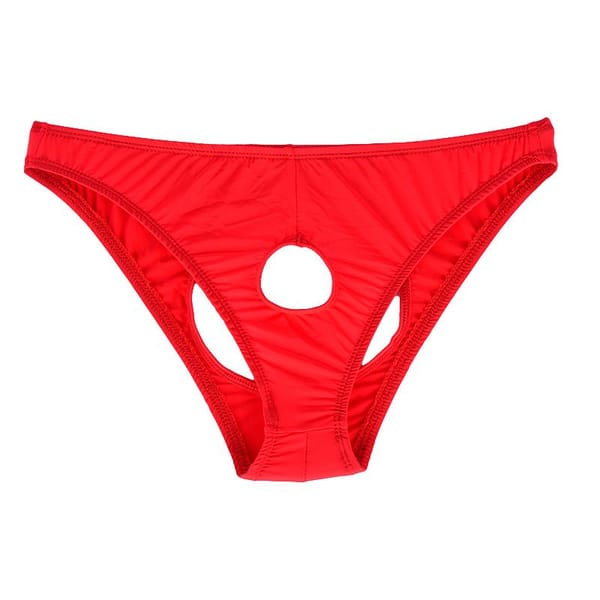 Ye Zimei Ice Silk Open Crotch Briefs Flesh Free Size LOVVA