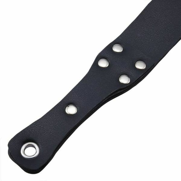 House of Dasein Double Layer Leather Spanking Paddle Black House of Dasein