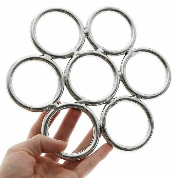 House Of Dasein Shibari Bondage Suspension Ring Silver House of Dasein