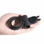 House of Dasein Vibrating Double Cock Ring Black House of Dasein