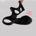 House of Dasein Triple Vibrating Cock Ring Black House of Dasein