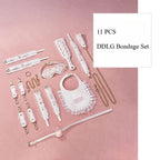 House Of Dasein DDLG Bondage Set Lace Shackles Foot Cuffs Handcuffs Mouth Gag House of Dasein