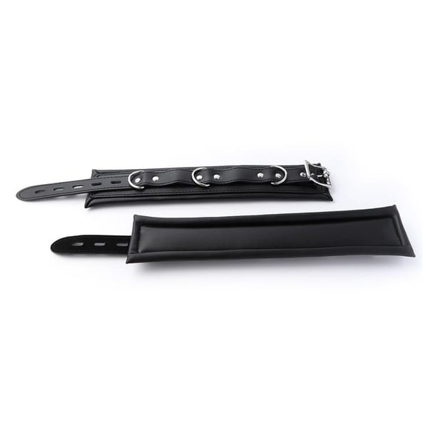 YLT Padded Bondage Cuffs Set Black YLT